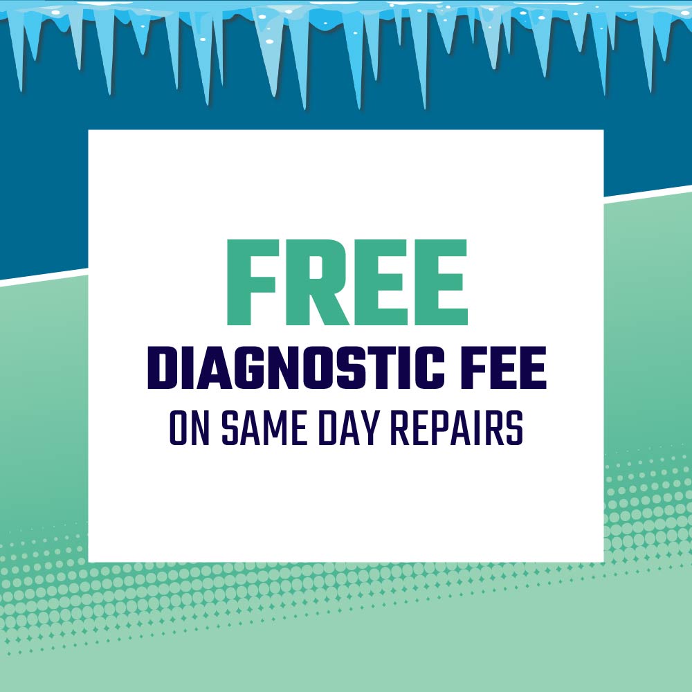 free diagnostic fee on same day repairs